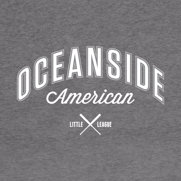 OALL Uniform White Logo - Oceanside American Little League by Oceanside American Little League